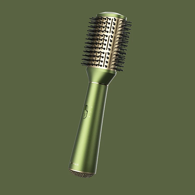 Непосредственно с фабрики OEM ODM пользовательские горячие щетки для волос Электрический Фен расческа Профессиональная круглая щетка для волос