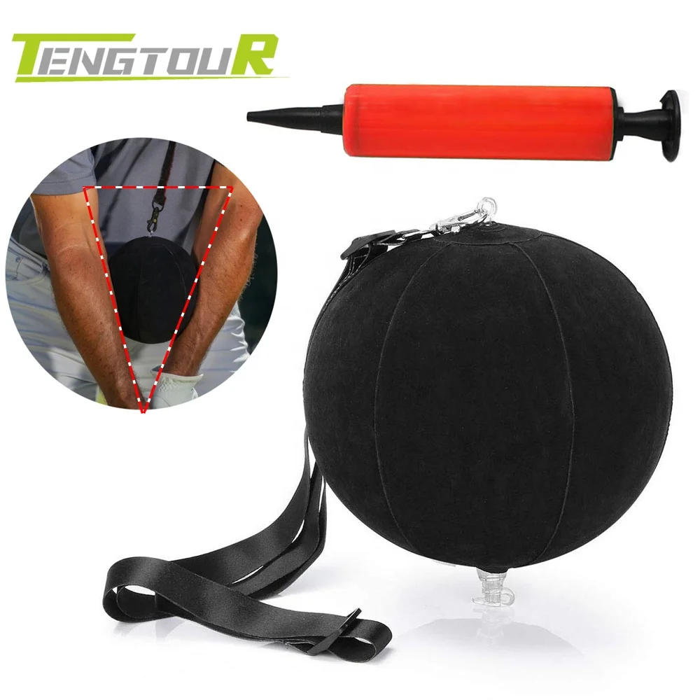 
Travel-size Flocking PVC Inflatable Golf Smart Ball for Swing Training 