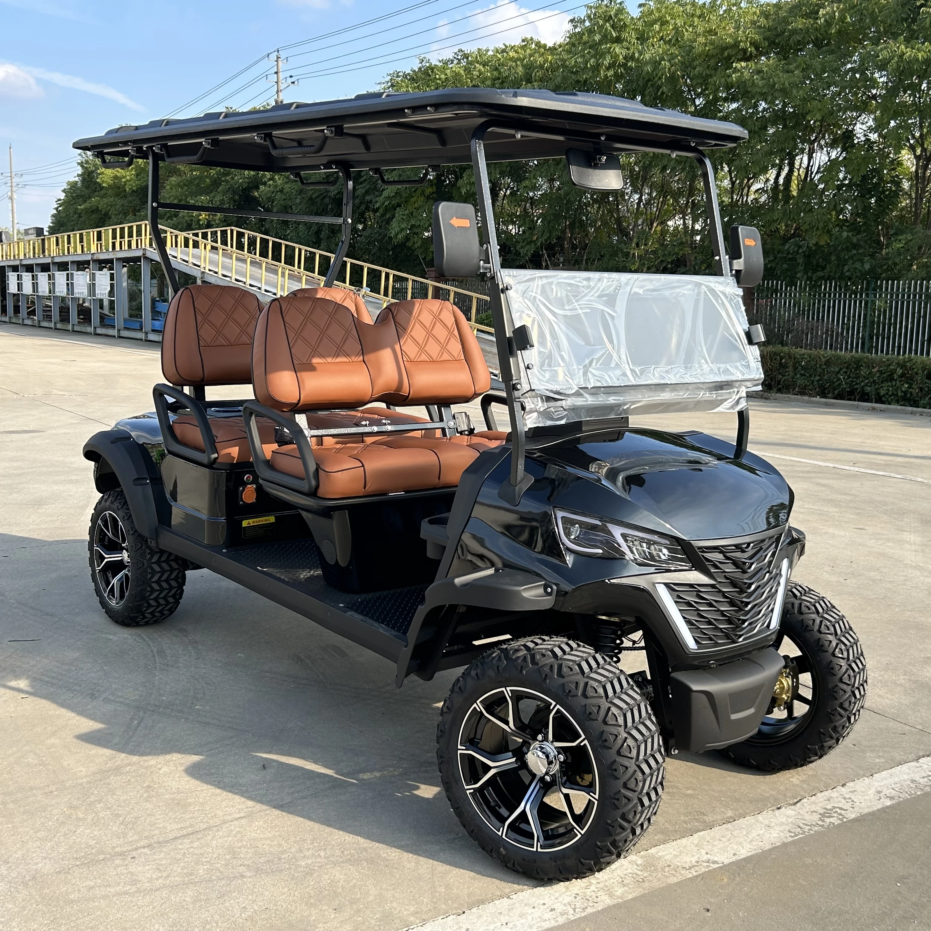 Lithium Battery Ac Motor Enclosed 72v Golf Cart Newly Designed Pink Golf Cart Electric Fast