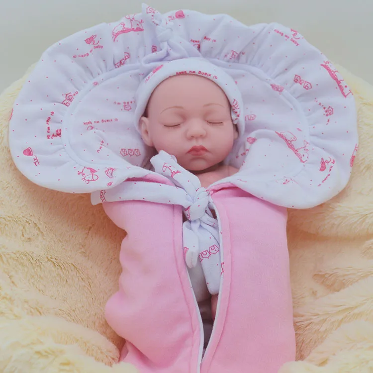 Реалистичные Силиконовые Куклы для новорожденных мягкие виниловые куклы