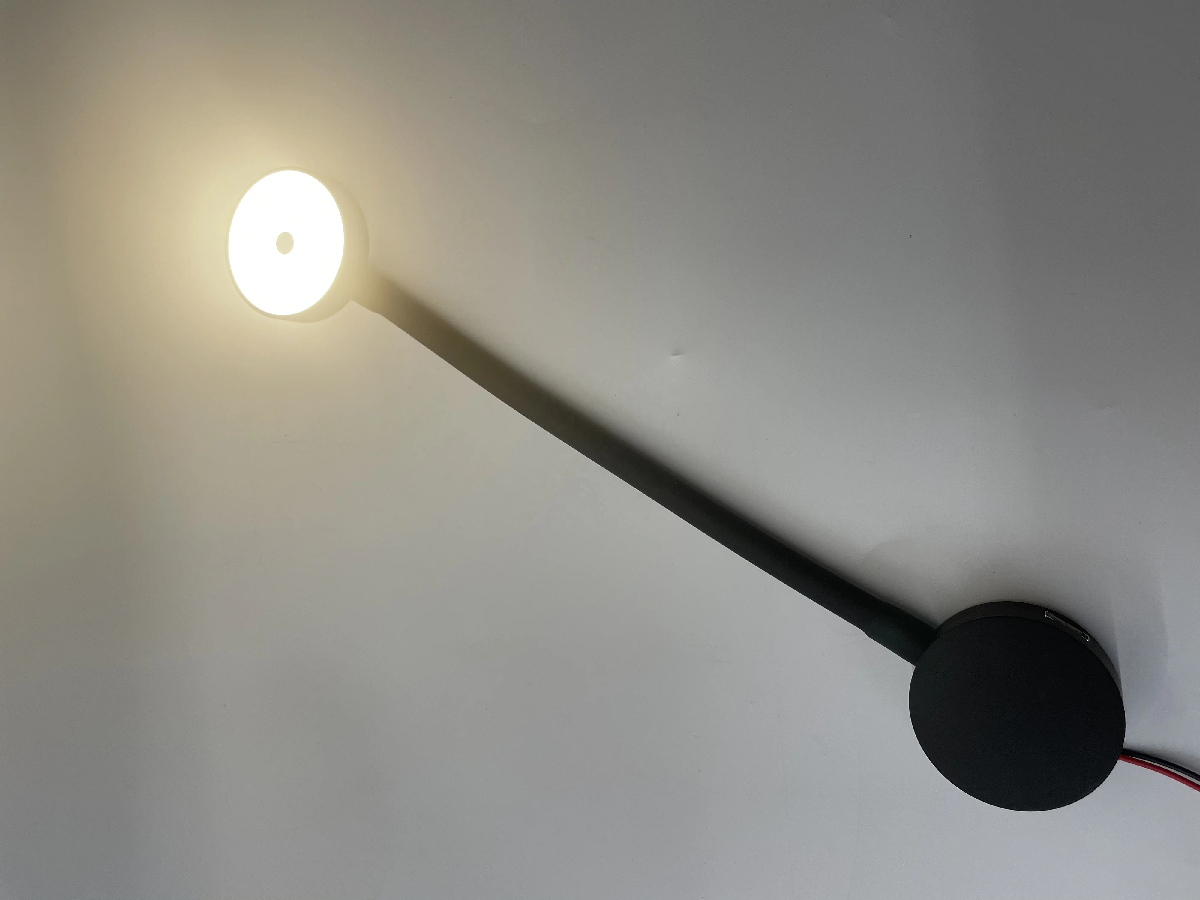 NEW designed cool white DC12V 24v black adjustable reading light for RV motohome gooseneck