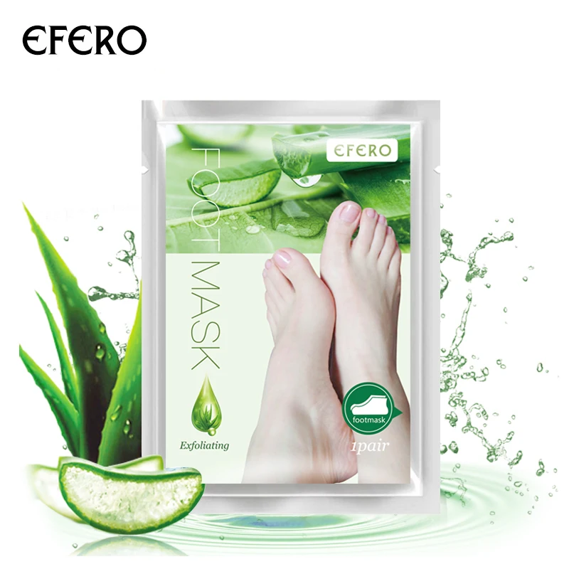 EFERO Exfoliating Feet Mask Mask Peeling Renewal High Heel Shoes Insoles Feet Care Pedicure Foot Pads Foot Protector Bunion