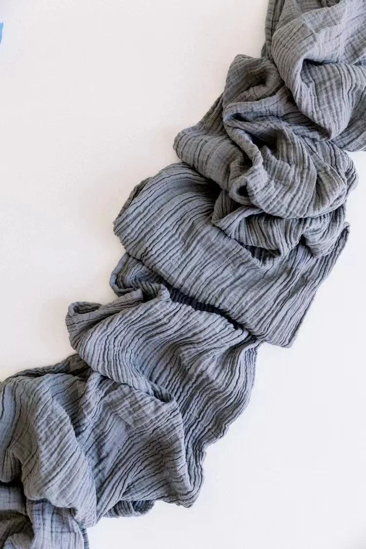 Wedding Table runner Rustic Event tablecloth Cotton Gauze Runner Cheesecloth Table Runner