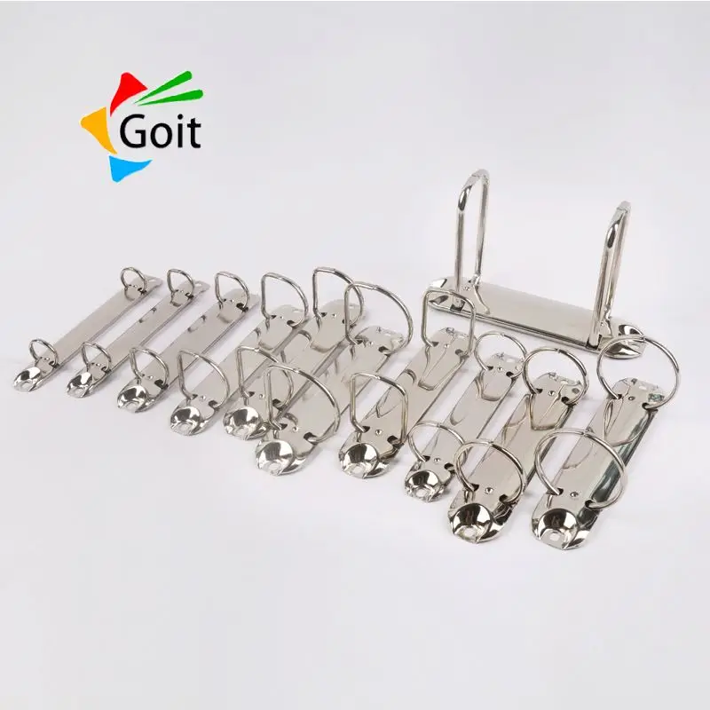 Cheap Factory wire gold clip black 2 rings 32 mm a4 stainless steel binder clips ring with hook cup clip