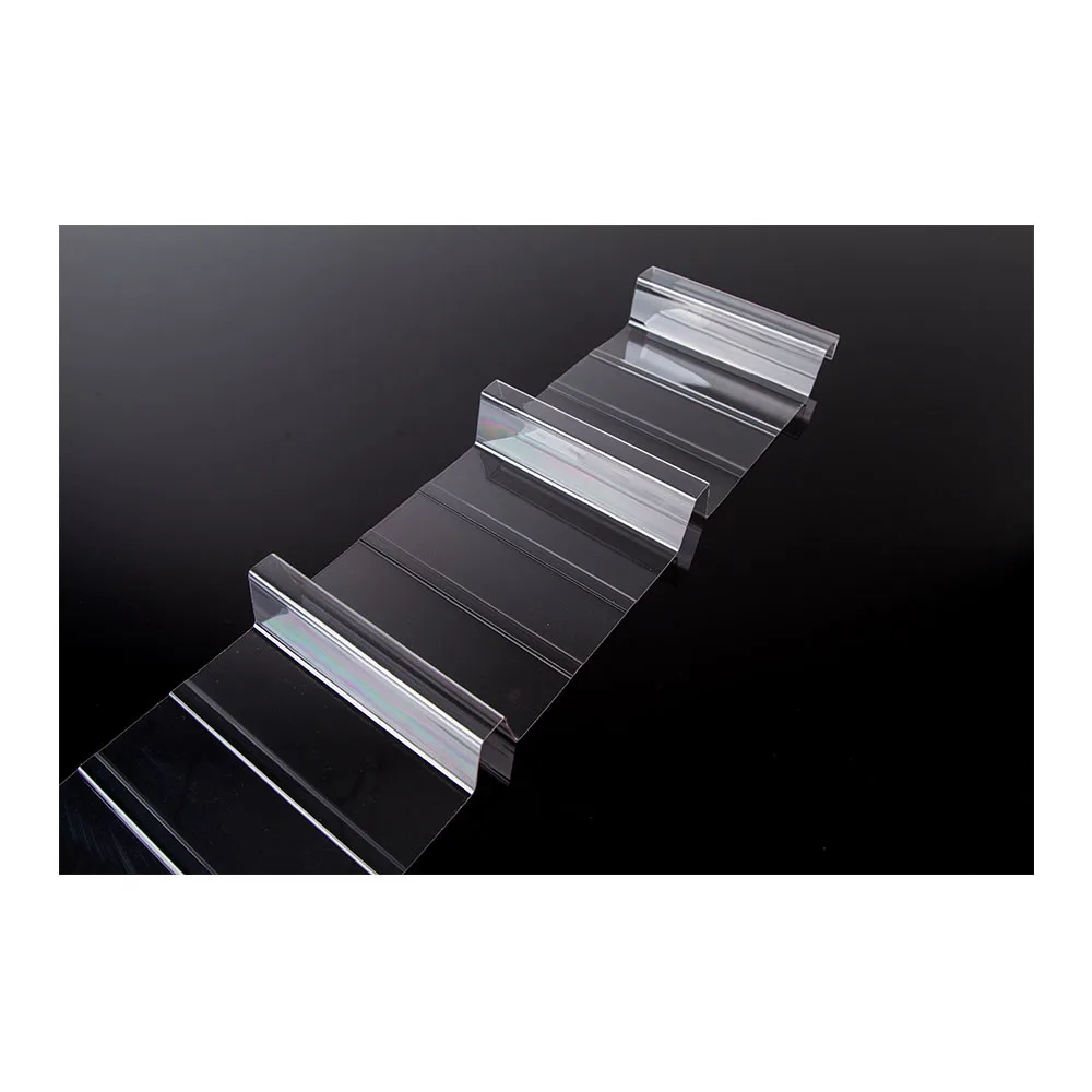 Factory Direct Price 5mm thick transparent embossed corrugated polycarbonate roof sheet