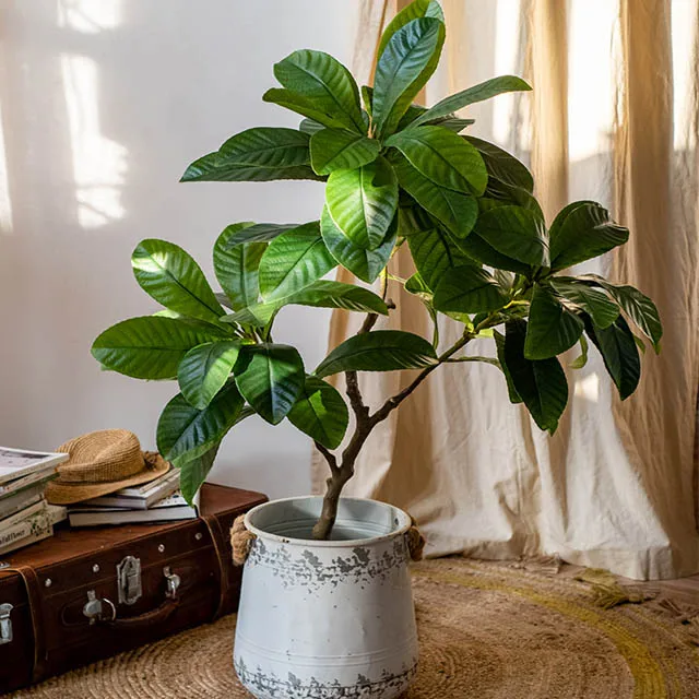 Simulation plant large magnolia tree home shop decoration bonsai ornaments artificial plant Nordic