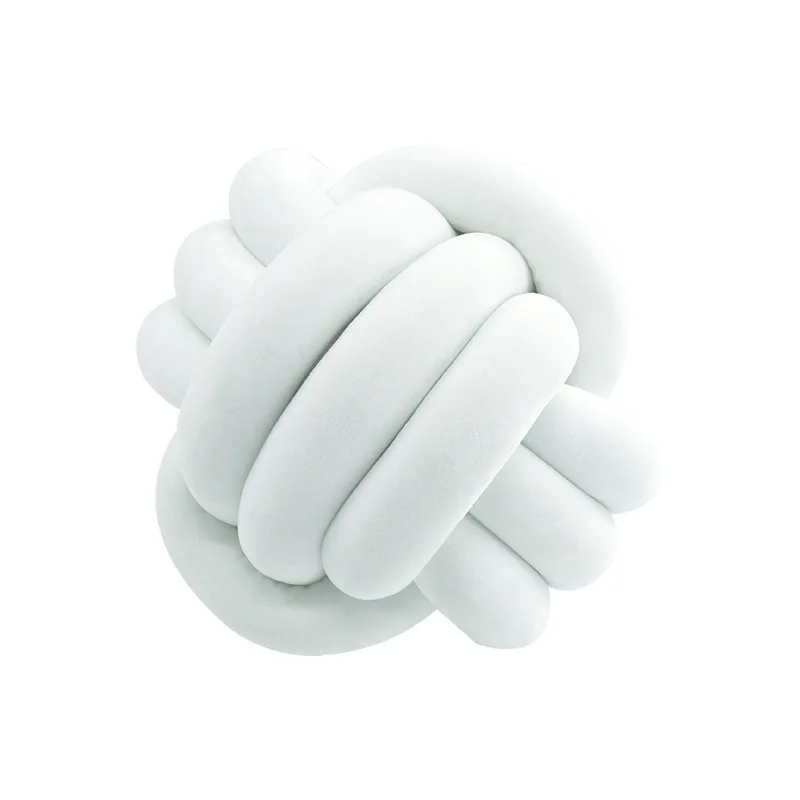 Aoyatex Sale-well factory nordic cushion multi color soft hand-knitted knot decorative pillows & cushions