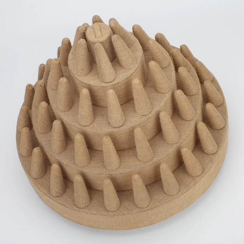 Factory custom holder stackable jewelry ring display Showcase card Stand for jewellery shops