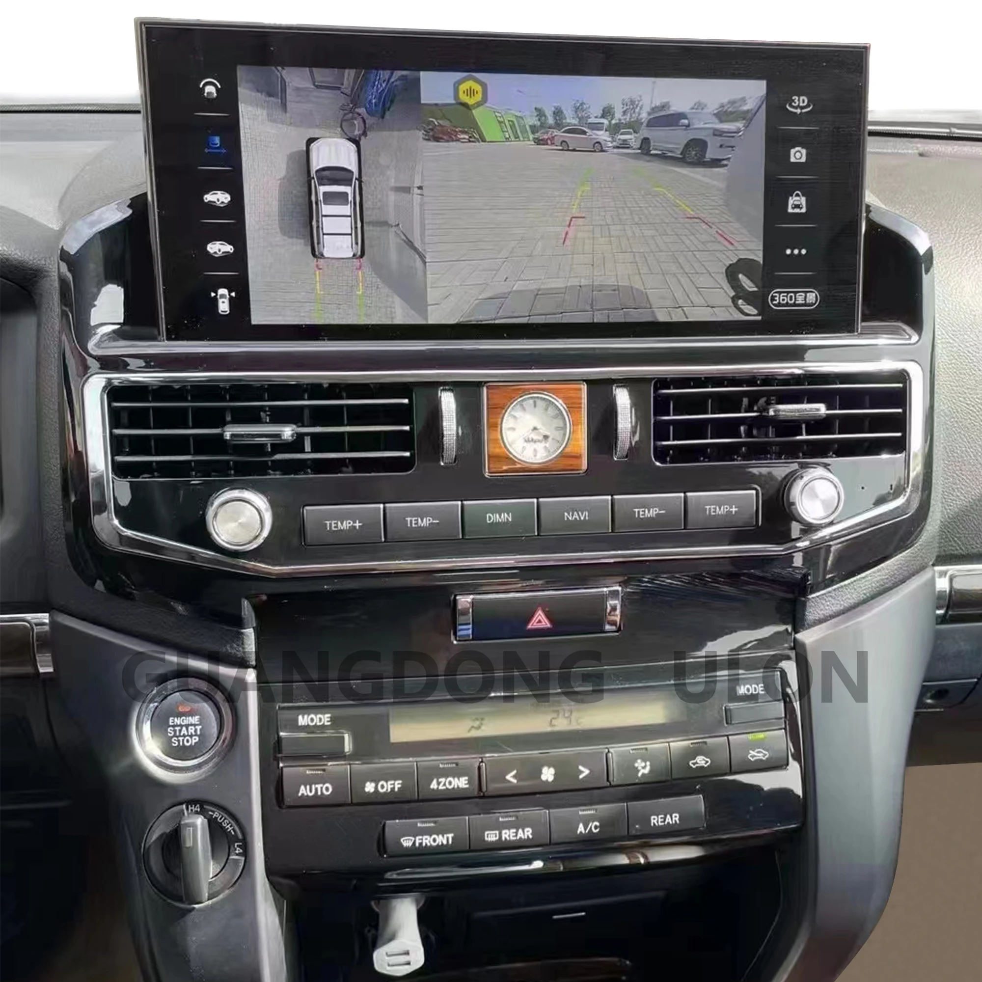 Автомобильный радиоприемник на Android для Toyota Land Cruiser 2008-2015 дюйма LC200 сенсорный экран GPS-навигация мультимедийный проигрыватель CD/DVD