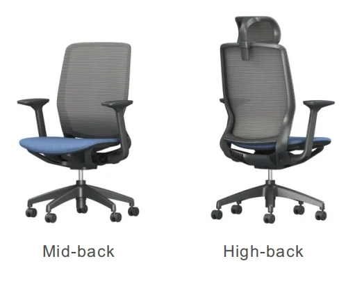 Modern High-Back Ergonomic Mesh Office Chair With Headrest