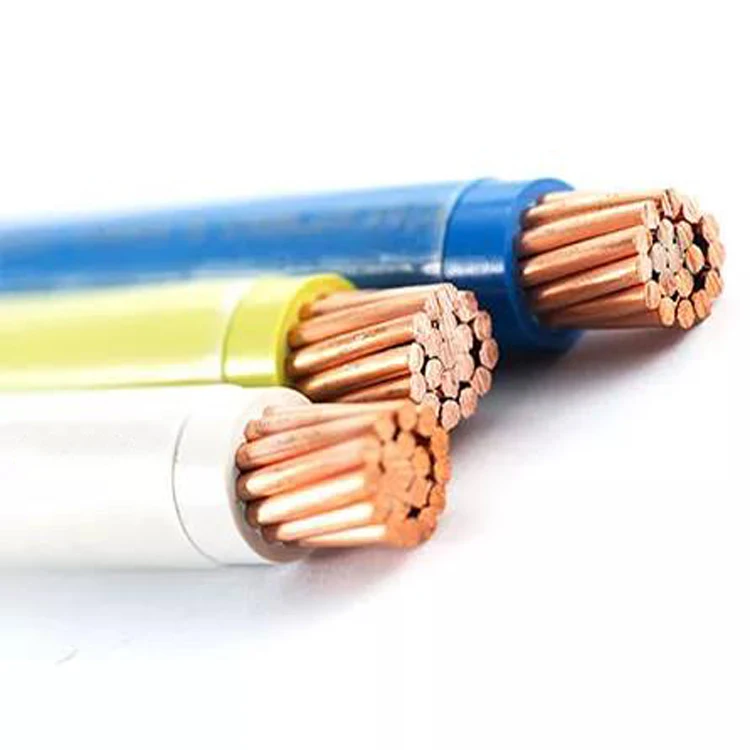 Stranded Copper 8AWG 6AWG 4AWG #2 PVC Insulated Thwn Thwn-2 Electric Cable Thhn 14AWG