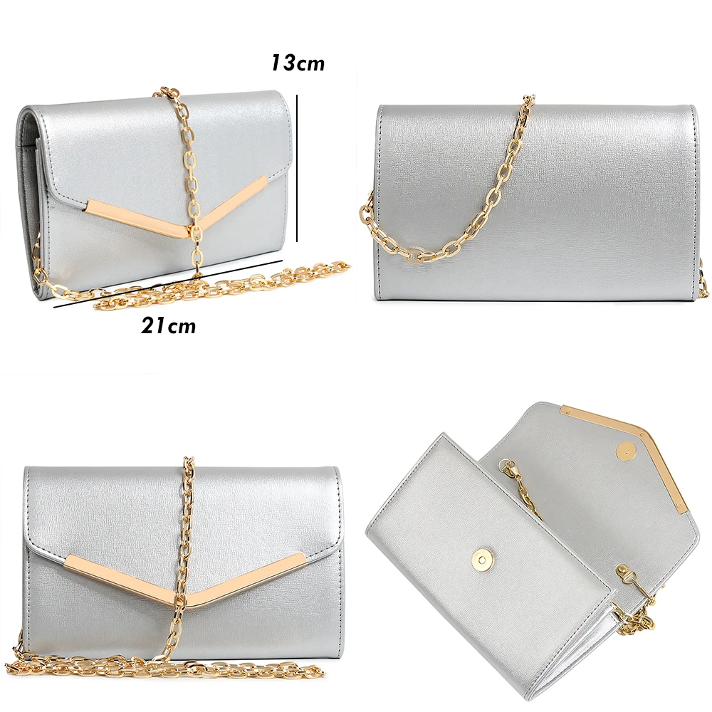 Evening Bag for Women White Clutch Bags Wedding Evening Bags Ladies Wholesale Messenger Crossbody Envelope Clutch Purse