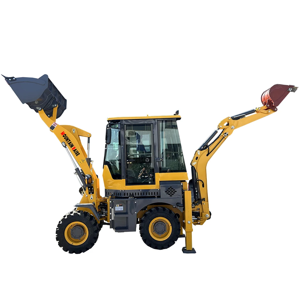 compact backhoe tractor loader backhoe 4x4 3 ton 1.5 ton backhoe loader price with air condition