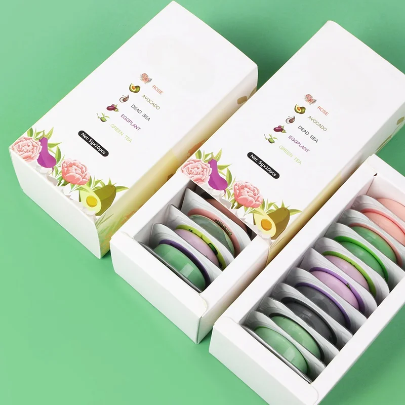 Organic Private Label Turmeric Green Tea Pink Rose Face Mud Clay Mask Facial Mask For Acne Skin - OEM/ODM