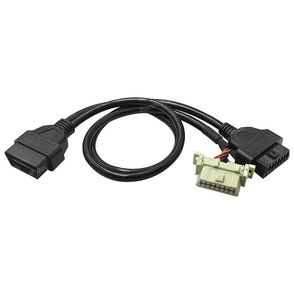 OBD 2 OBD2 сплиттер y кабель 16 штырьковый разъем J1962 для автомобилей Honda Acura