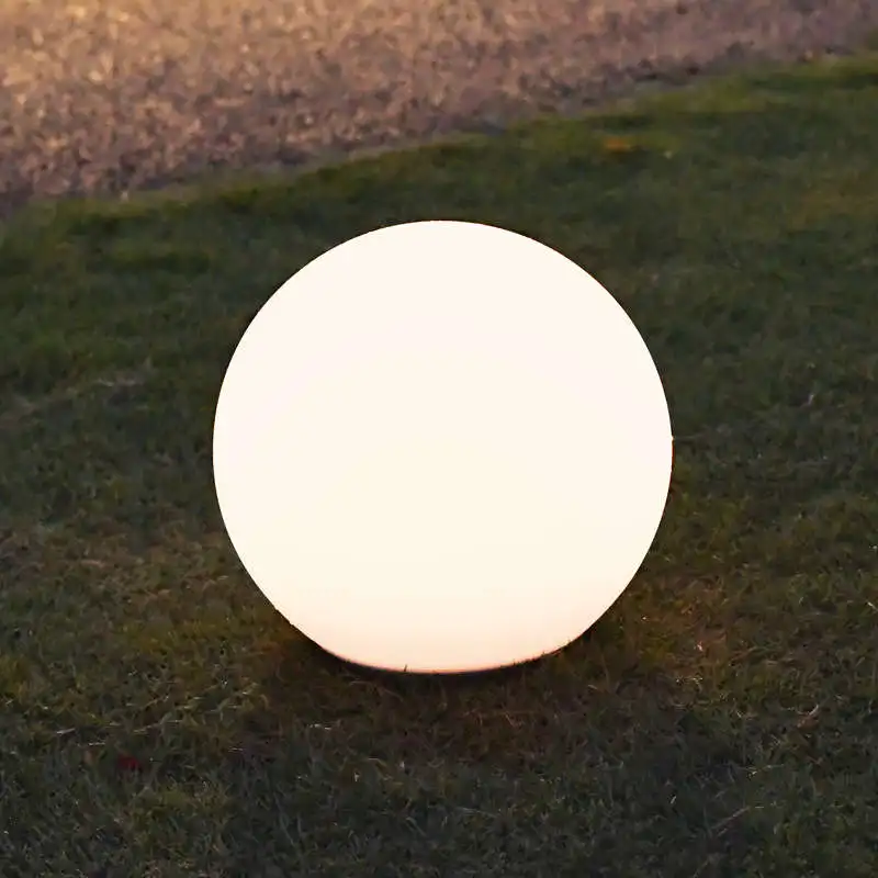 Ce RoHS Ip67 Solar Outdoor Garden Lamp 30cm Multi Color Changing LED Decorative Ball Shape Solar Lights With Auto Light Sensor