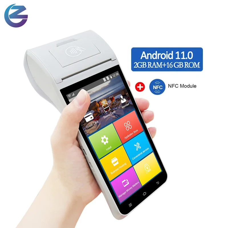 Z91 Hot Sell Factory mobile Android Handheld 5.5 inch Pos system With Printer Terminal