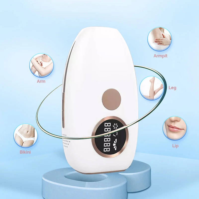 2021 home use beauty equipment kenzi portable body DIY hair removercool IPL hair removal laser epilator