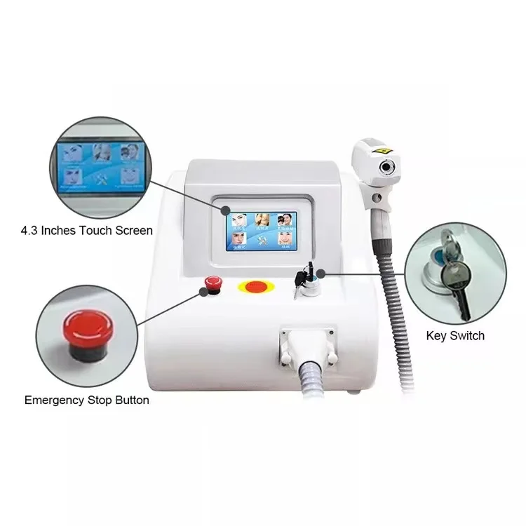 Q Switch Nd Yag Laserl Beauty Machine Pigments Removal 1064nm 532nm 1320nm Remove Tatoo Removal Laser Machine