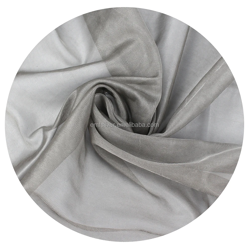 Блок EMF 100% Серебряное волокно сетка ткань Экранирование дышащий анти радиационный щит для блоков радиация/EMF/WiFi навесов