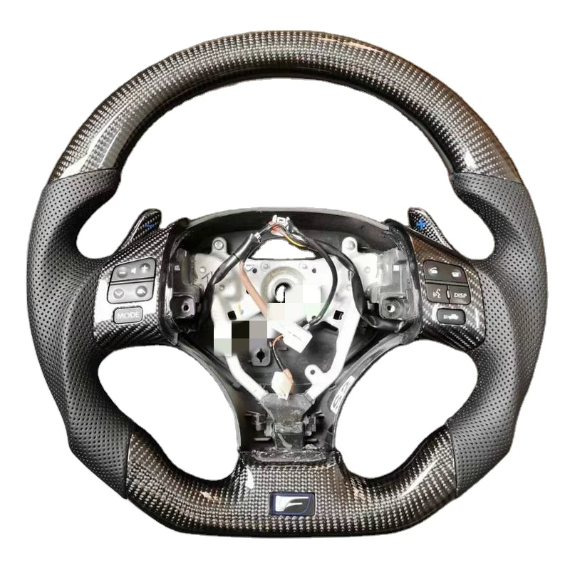Car Steering Wheel for Lexus IS200t IS250 IS300 IS350 Led Carbon Fiber Steering Wheel