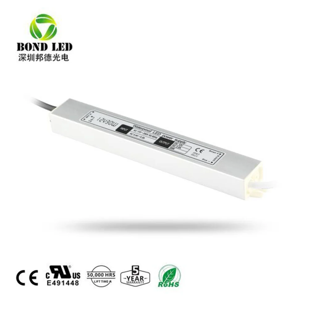 Constant Voltage  LED Driver 30W 60W 100W 200W 300W Waterproof  LED Power Supply