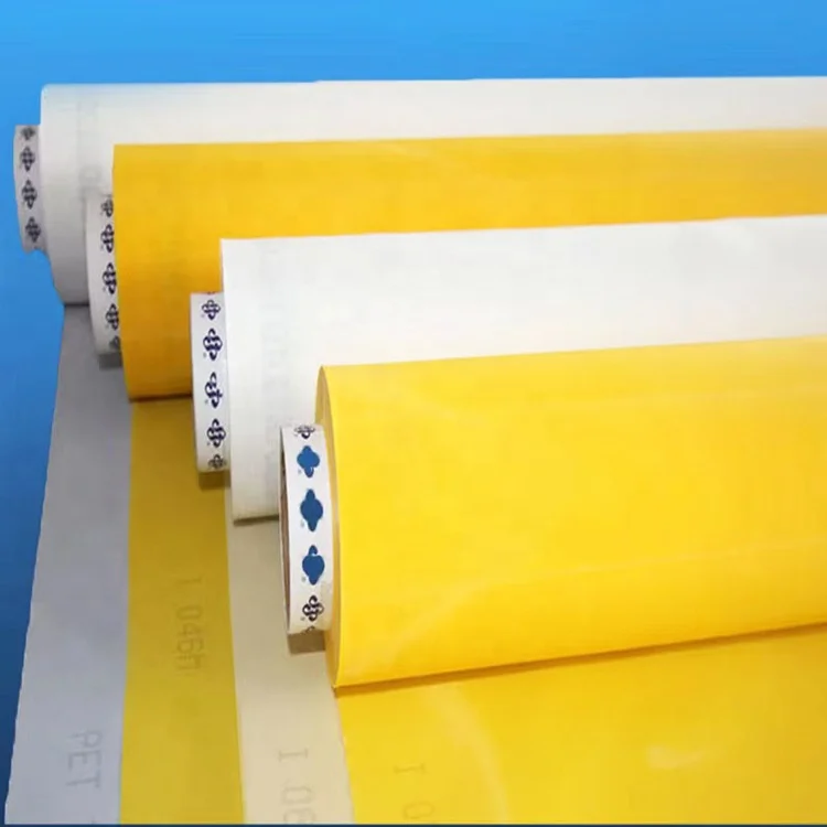 Factory wholesale 100% Polyester silk screen printing wire mesh plain weave screen printing silk mesh printing wire mesh screen
