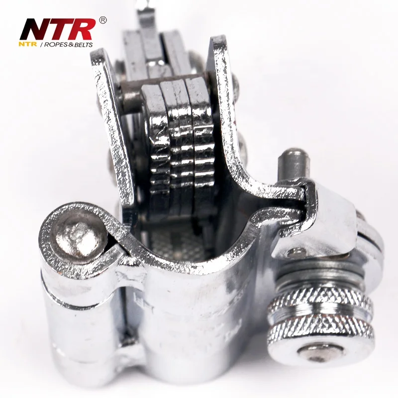 NTR ZSQ-01 high strength alloy steel rope grab for 14-16mm nylon rope.