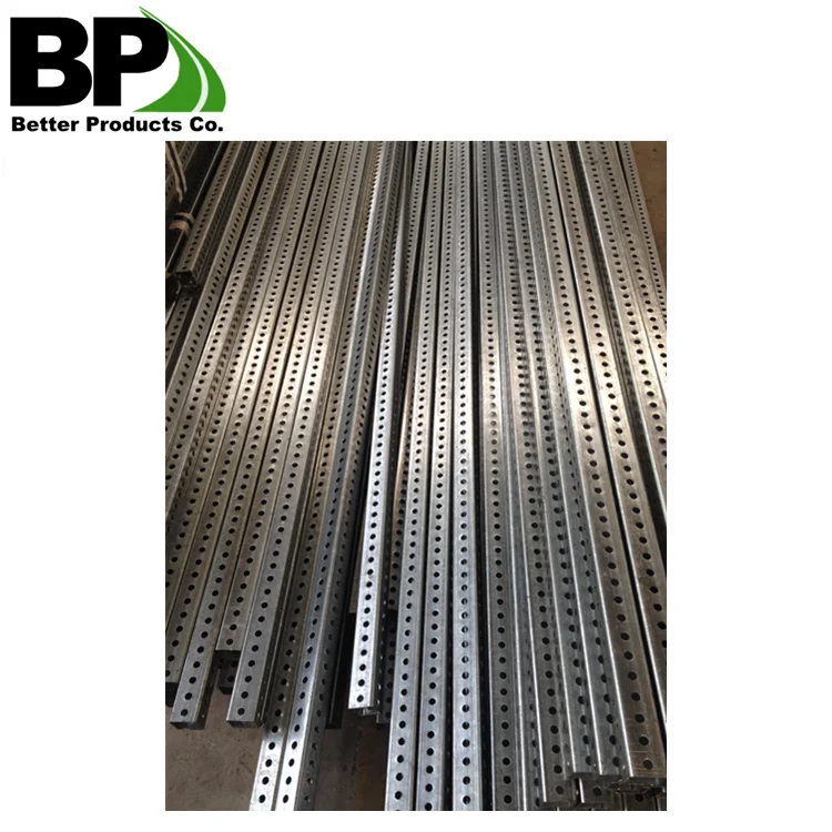 2.00' Galvanized Sign Post OEM High Quality Perforated square Tube Traffic for Road Safety