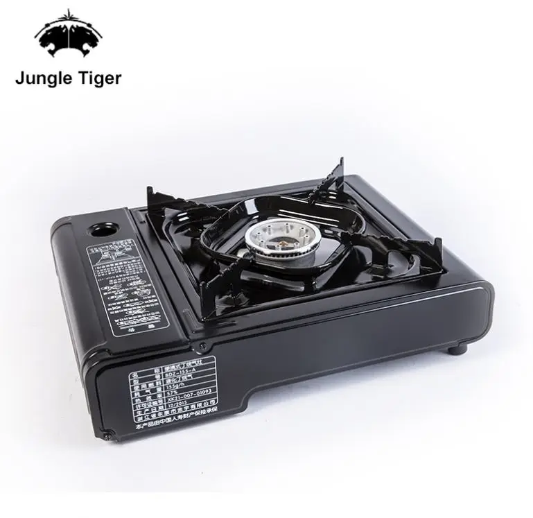 Wok Cast Iron Cooker Portable Camping Chinese Gas Burner