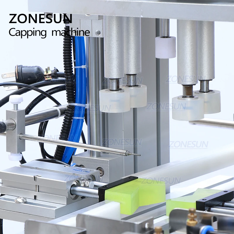 ZONESUN ZS-XG16 Электрический автоматический ПЭТ бутылки воды укупорочные машины для стеклянных бутылок