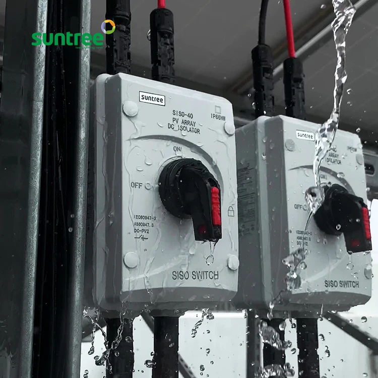 32A Isolator Rotary Switch Disconnector Solar PV DC 1000V Isolator Switch