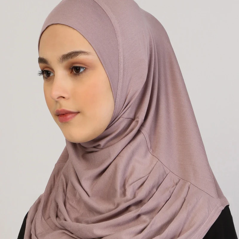 ODM&OEM New Instant Jersey Hijab For Muslim Women Stretchy Sports Jersey Hijab Scarves