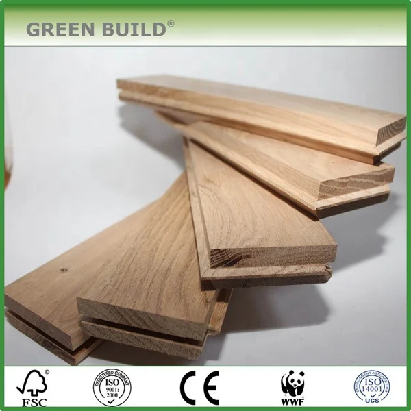 Износостойкий деревянный пол класса А из белого дуба для гостиной