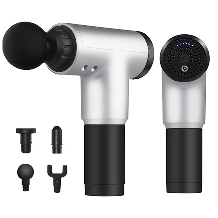 4 professional massage heads dropshipping best sports body muscle massage gun model 2021