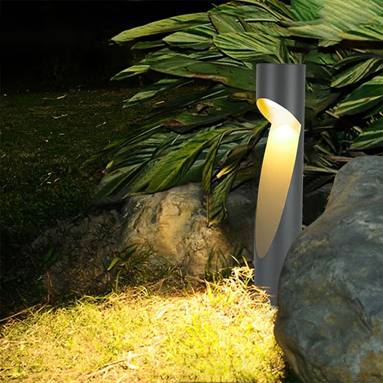 bollards garden lights led pole light powered outdoor pathway decoration landscape waterproof lawn lamp spot lights