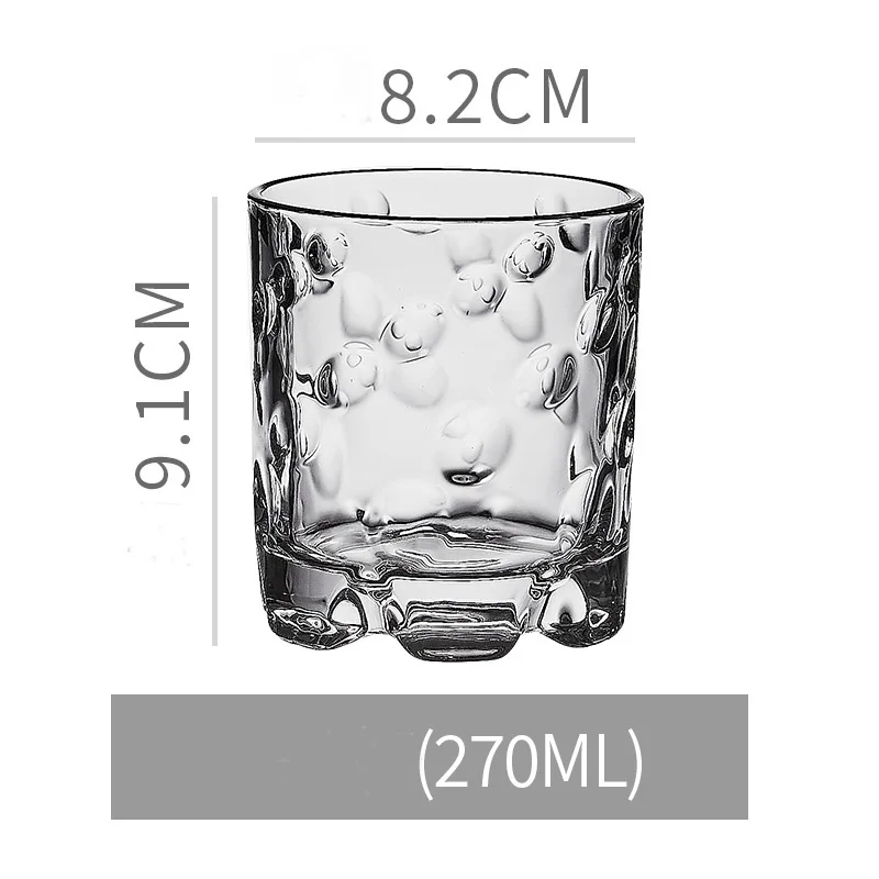 High Quality   Ice Coffee Cup wine glasses  Old Fashioned whiskey glasses set Stemless Glass Tumbler glass sublimation cups