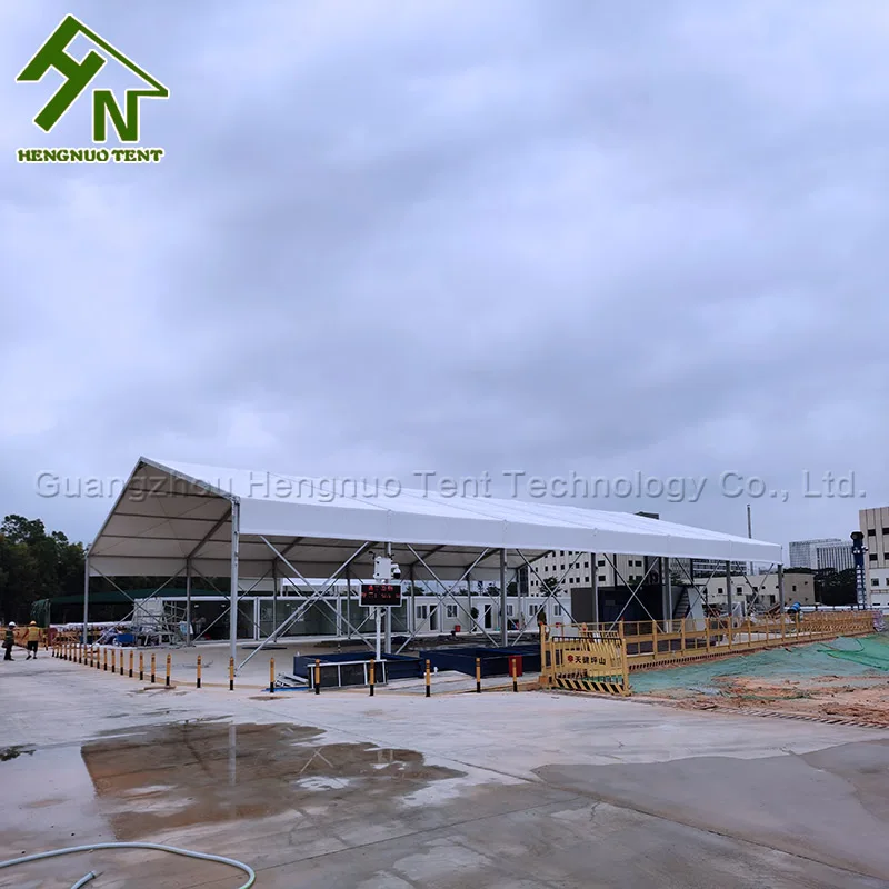 Съемная навесная палатка из алюминиевого сплава размером 20x30 м для занятий или временного склада