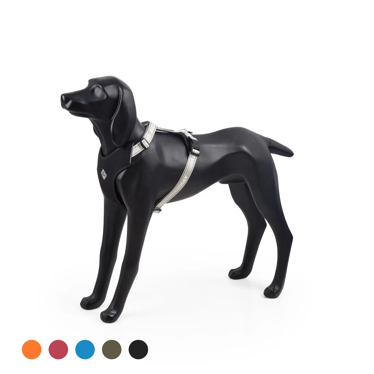 BlackDoggy Designer Pet Clothing Walking Safety Vest Dog Service Hund Harness