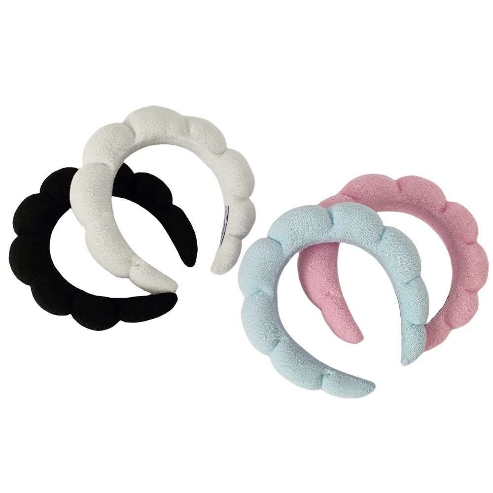 Hot Selling Headbands For Women Hair Accessories Solid Colorful Luxury Fashion Spa Hairband For Girls