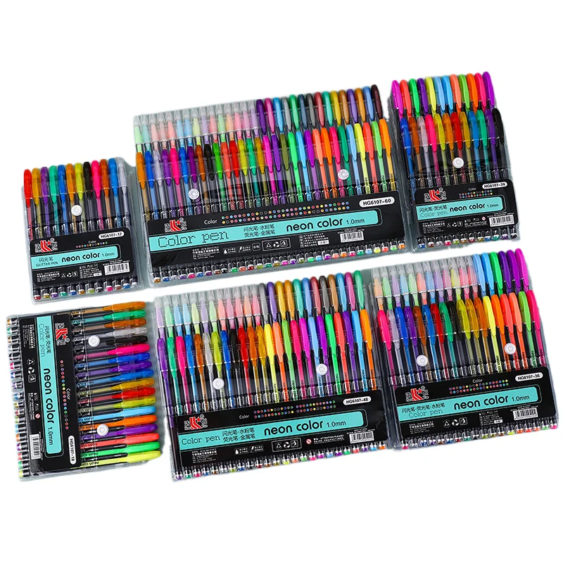 Блестящая гелевая ручка, нейтральный шариковый карман, детская блестящая Звезда, заметка