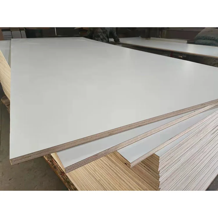 Hot products sold online Interior furniture white melamine laminated   plywood The best product imports