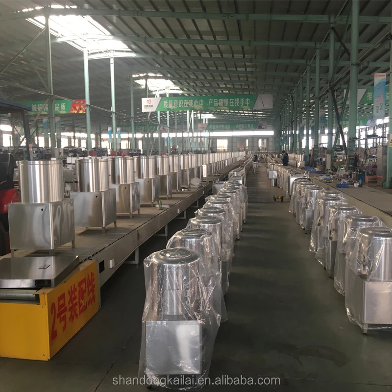 Shandong industrial full automatic fried potato chips making machine French Fries production line Pringles equipment