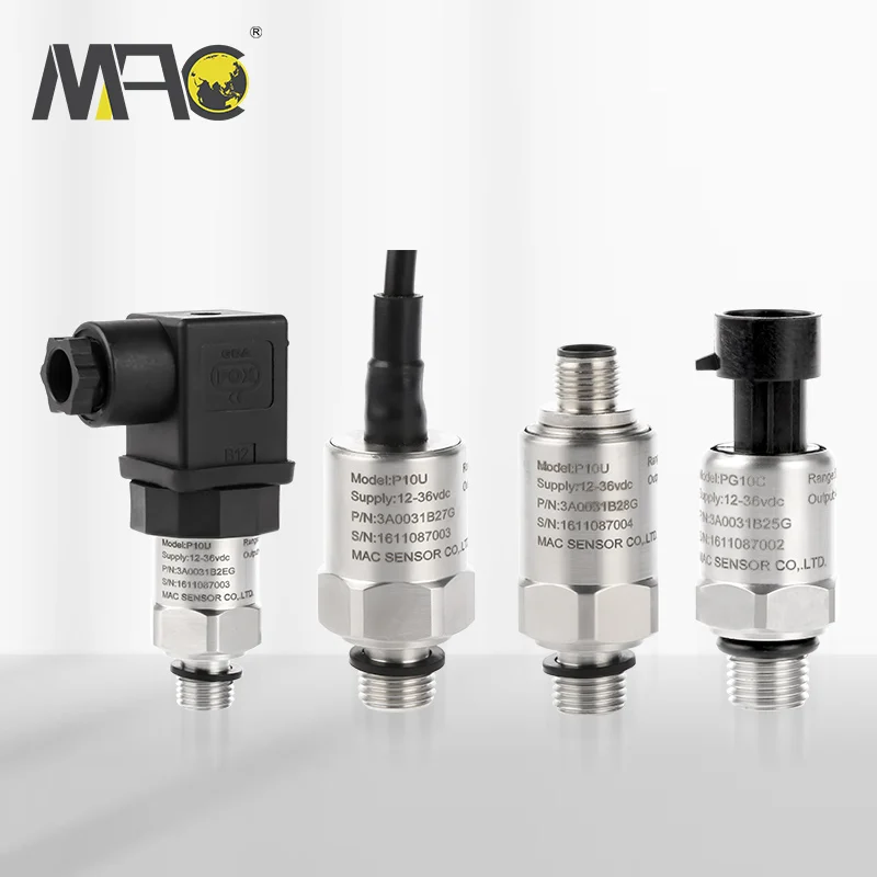 Ceramic Piezoresistive Pressure Indicator Psi Universal Vaccum Strain Gauge Steam HVACR Transmitter Pressure Sensor