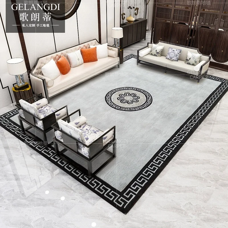 China customized rugs and carpets hand tufted woolen carpets area rugs for living room bedroom