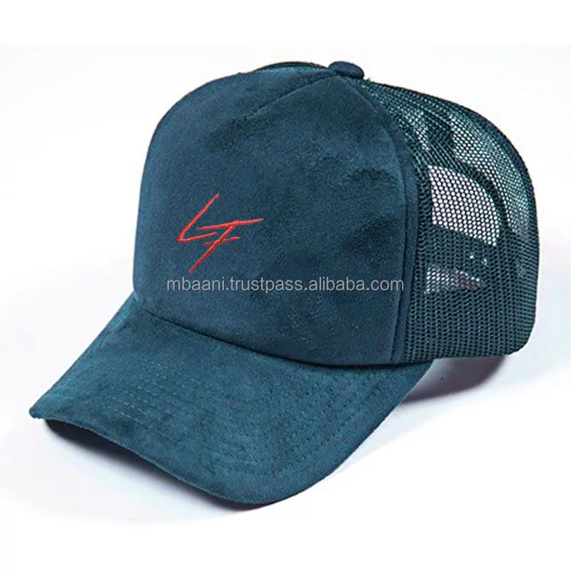  Новая трендовая замшевая сетчатая Кепка-тракер с индивидуальным логотипом кепки-тракер