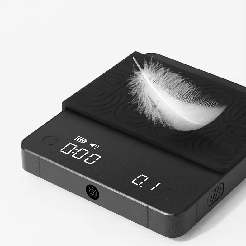 2024 zeroHero New Arrival Powder to Water Ratio Smart Digital Usb Rechargeable Kitchen Coffee Scale