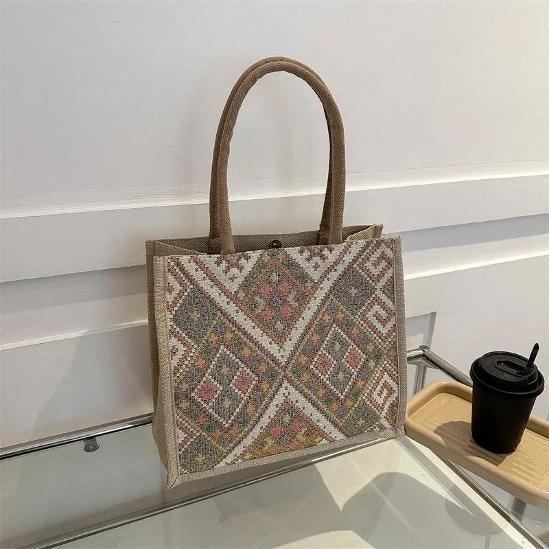 Canvas Tote Bag for Women Reusable Large Ladies Shoulder Bag Fasion Handbag for Office Shopping Travel Purse Versatile Handbags