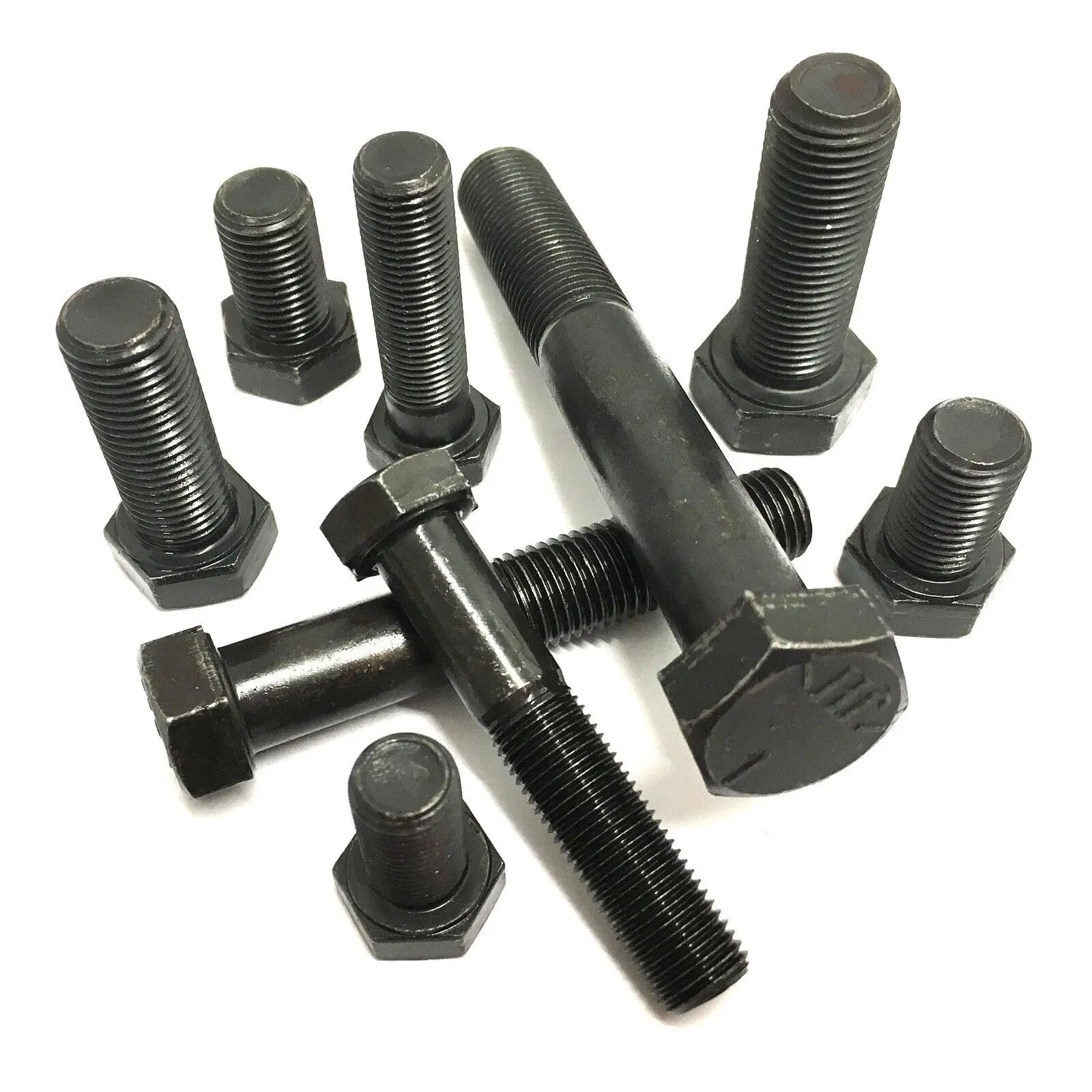 High Quality fasteners stainless Carbon steel Hex Head Bolts For Industry perno hexagonal Black Oxide Bolt hex screw