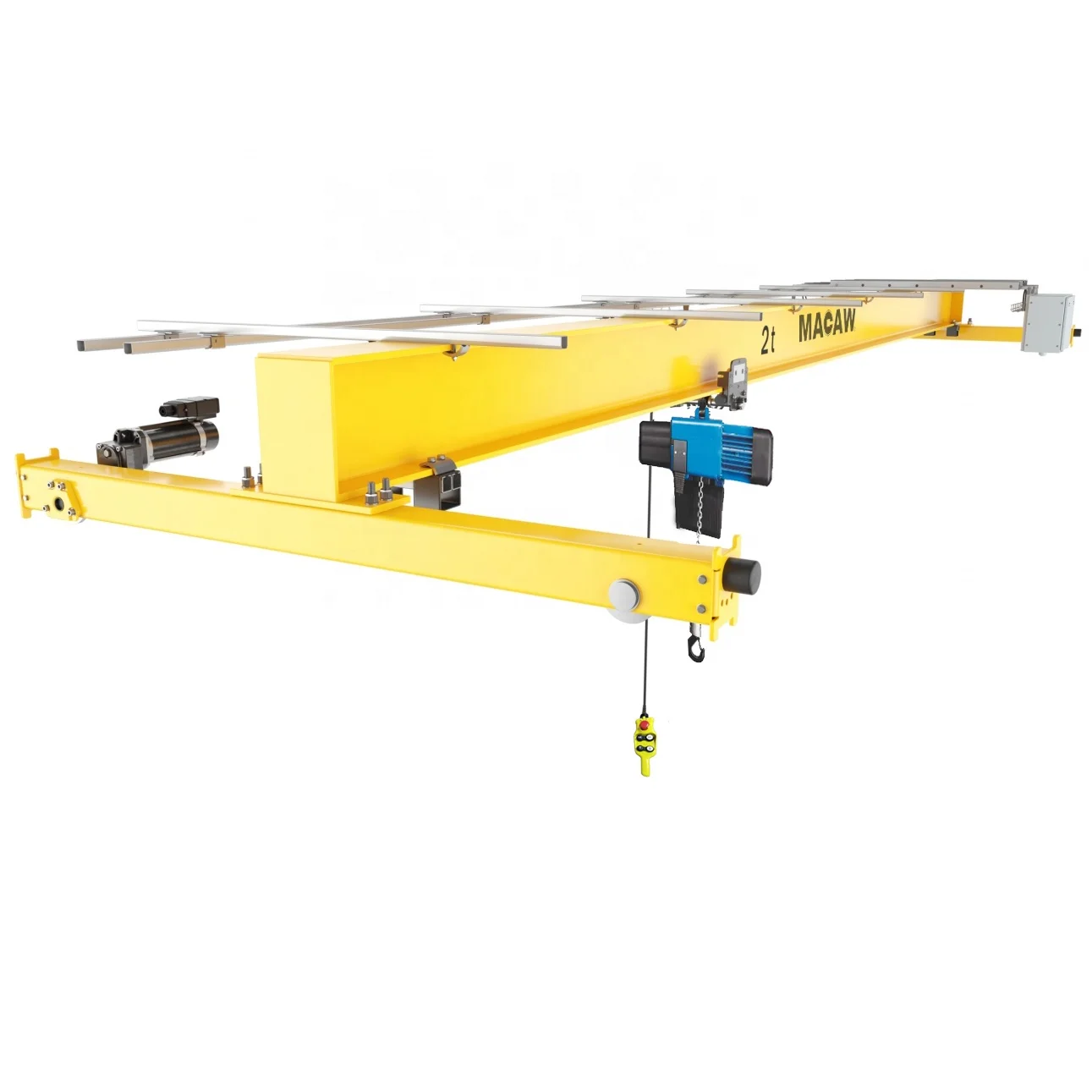 220V 60Hz  415V  50Hz  Customize  EOt crane  Single Girder Electric chain hoist overhead bridge crane 3 ton 5 ton  Span 10m